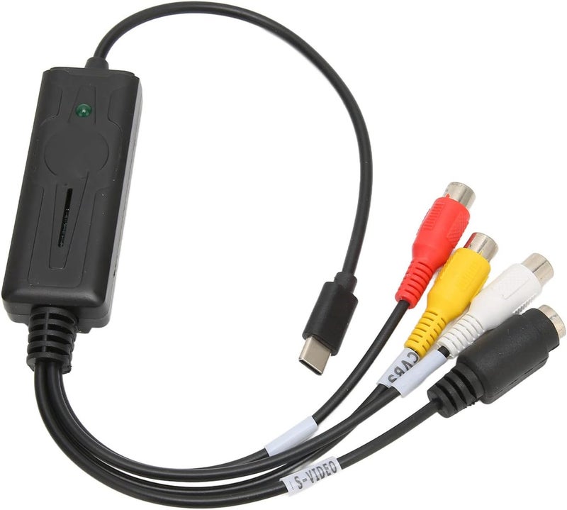 Ashata صوت USB C 2.0 لجهاز بطاقة الالتقاط، فيديو صوت نوع C لجهاز بطاقة الالتقاط لمحول USB لنظام OS X Vista 10 8 - Image 1